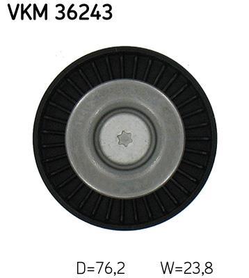 Galet enrouleur de courroie d'accessoire SKF ref. VKM 36243